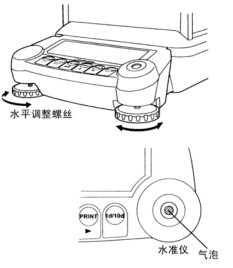 精密分析天平水平泡調(diào)整方法(圖1)